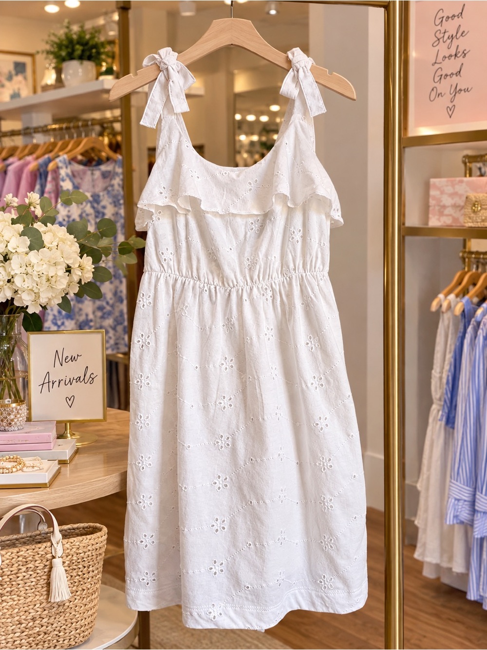 Layered Ruffle Girls Dress (XS 4/5)
